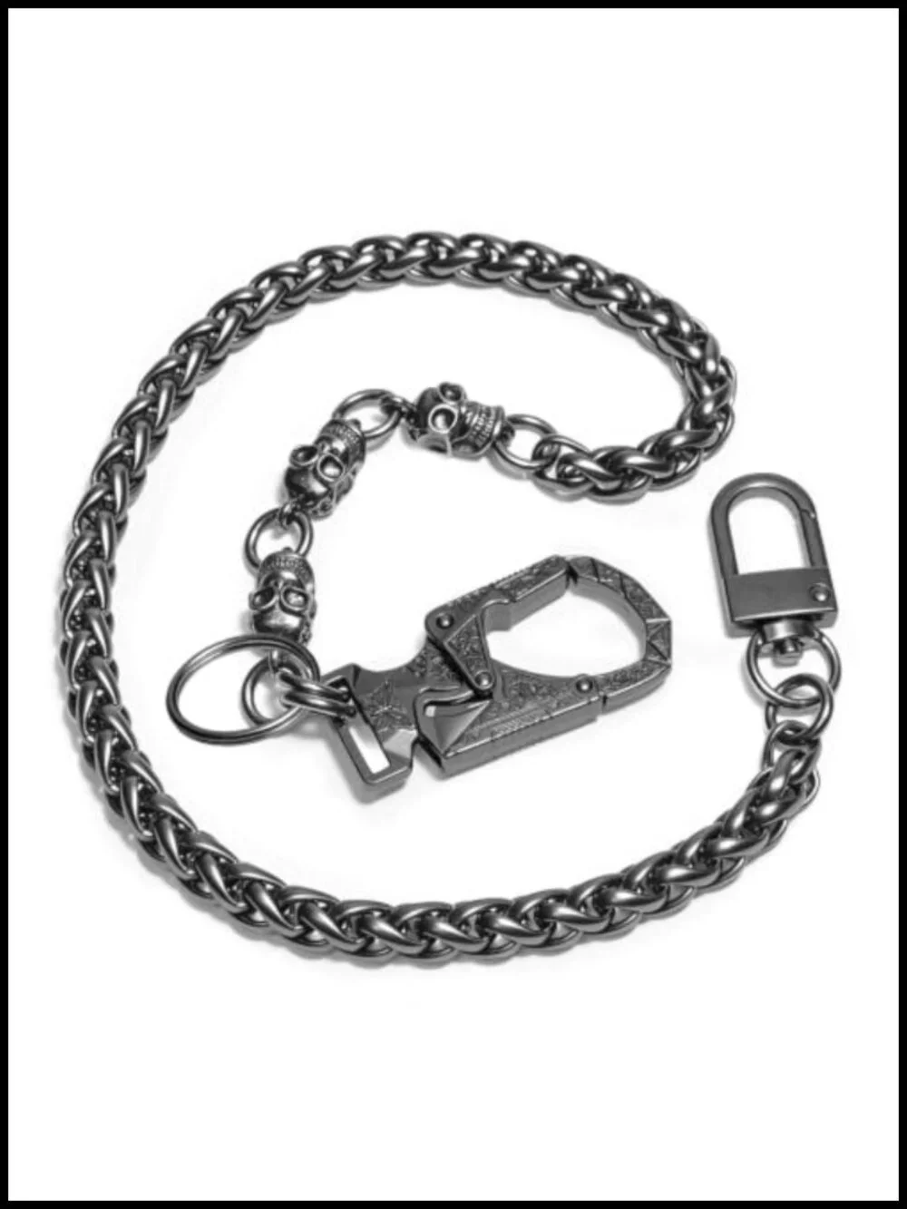 Heavy Duty Anti-Theft Wallet Chain for Men, 24